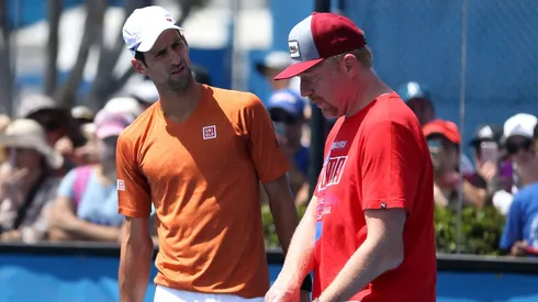 Novak Djokovic y Boris Becker