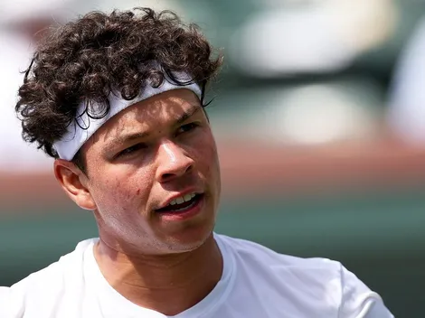 Casi repite sel polémico festejo que le trajo problemas con Djokovic