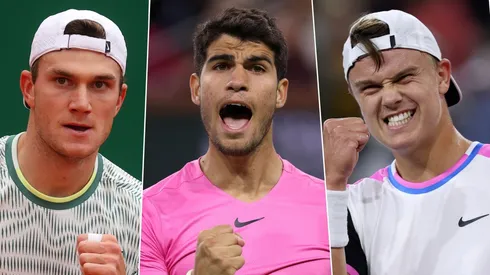 Carlos Alcaraz, Jack Draper y Holger Rune