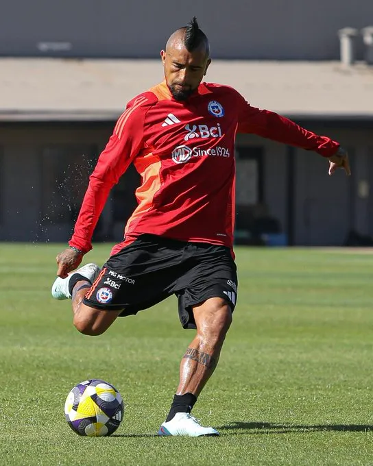 Vidal se prepara para las finales ante Paraguay y Ecuador