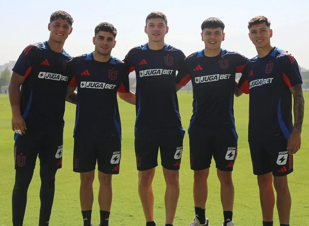 Los Sub 20 que van al Mundial no han tenido espacio en la U. Foto: U de Chile.