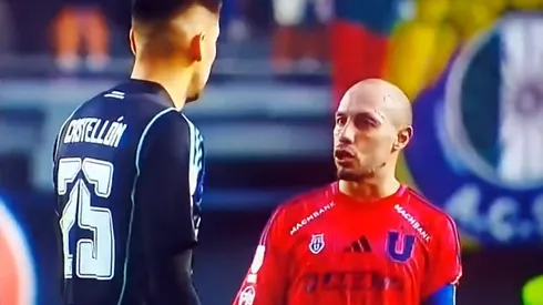 La tensa conversación de Carepato y Castellón.