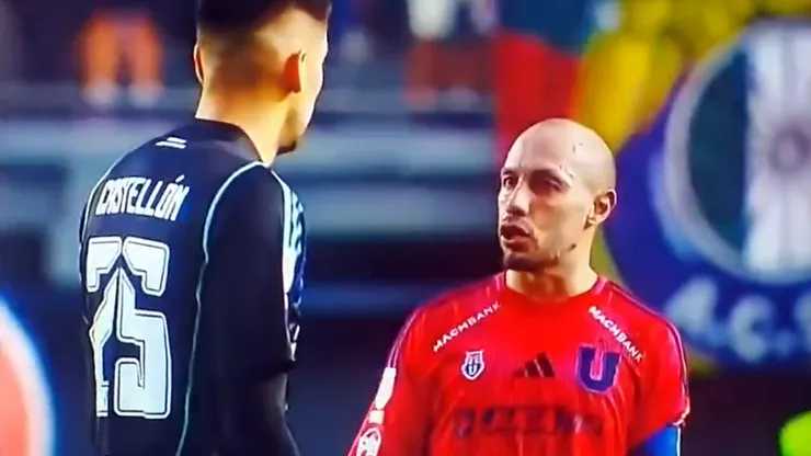 La tensa conversación de Carepato y Castellón.