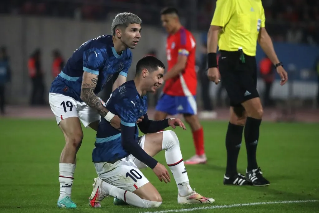 Paraguay y Chile se enfrentan en la fecha 13 de las Eliminatorias | Photosport