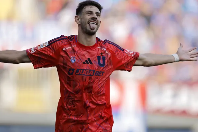 Lucas Di Yorio lleva cuatro goles anotados con la camiseta de Universidad de Chile. | Foto: Photosport.