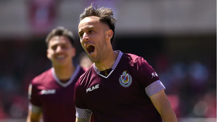 Sebastián Gallegos festejó así su golazo espectacular ante La Calera.