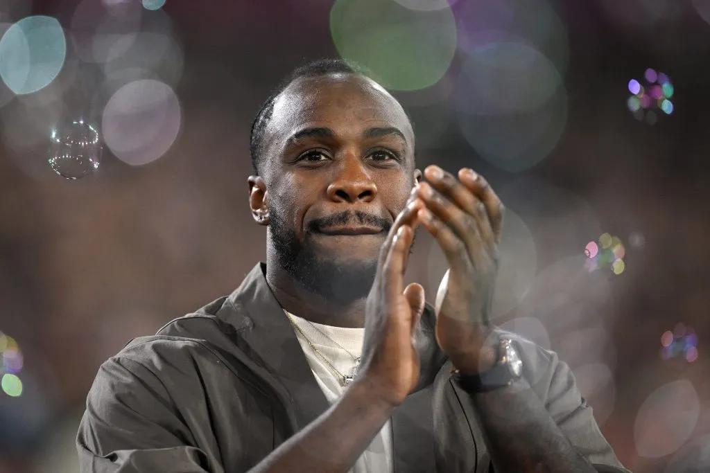 Michail Antonio recibió un homenaje caluroso del West Ham United. (Justin Setterfield/Getty Images).