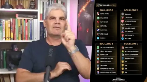 Guarello le armó los grupos a la U.