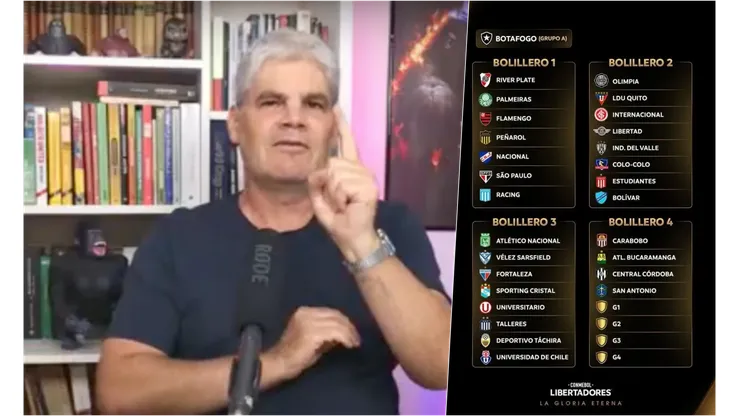 Guarello le armó los grupos a la U.