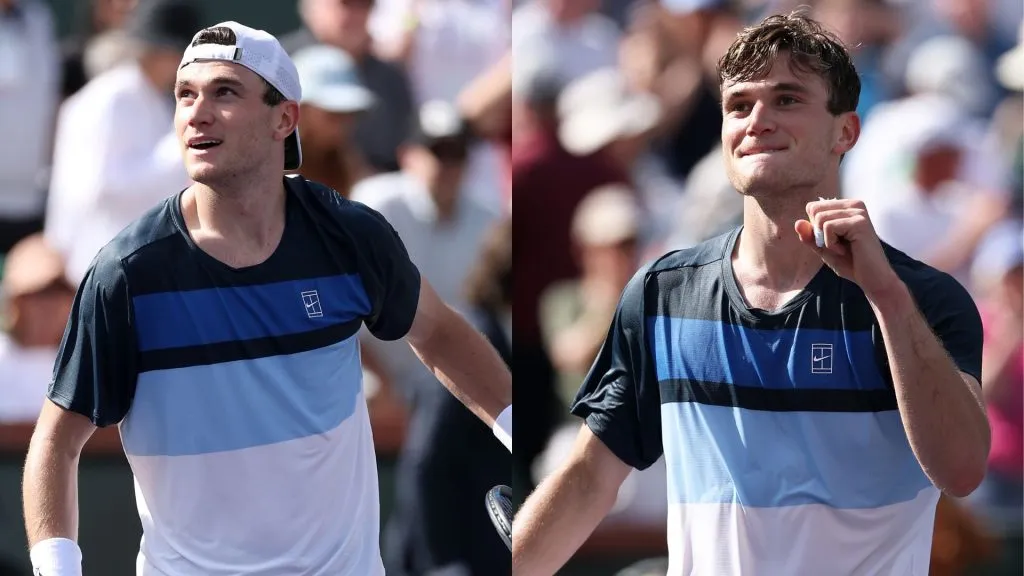 Holger Rune y Jack Draper en la final del Indian Wells 2025 (Getty Images).