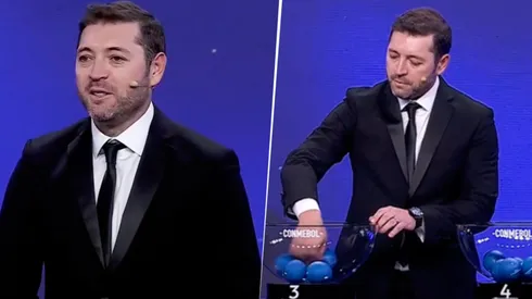 Pepe Rojas realizó el sorteo de la Sudamericana
