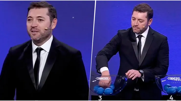 Pepe Rojas realizó el sorteo de la Sudamericana
