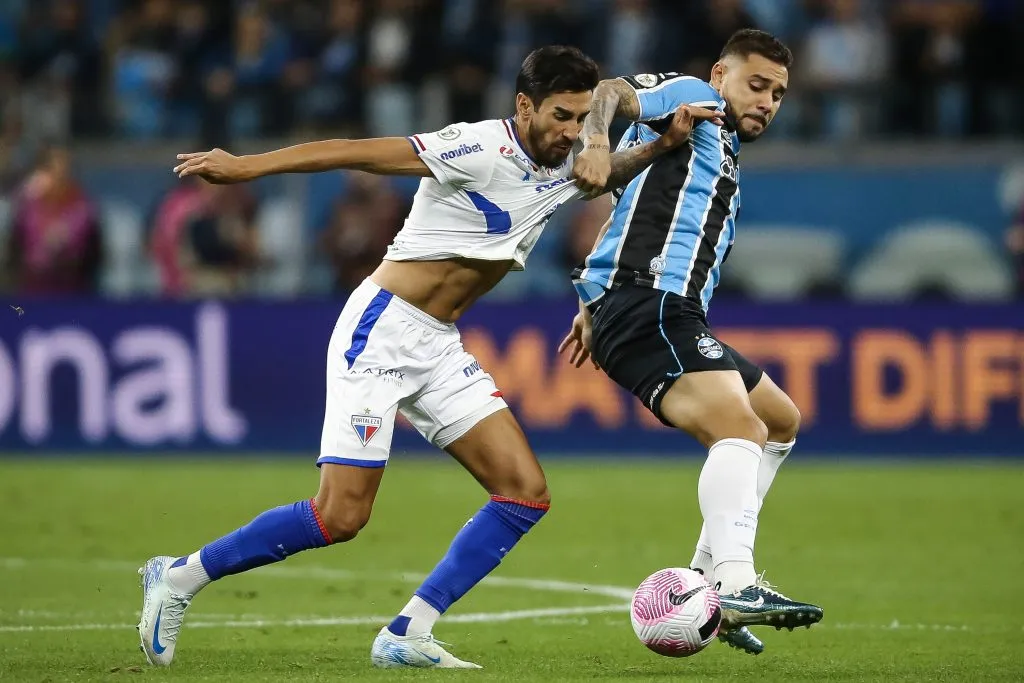 Juan Martín Lucero ha anotado 53 goles y entregado 13 asistencias en 138 compromisos con Fortaleza. | Foto: Getty Images.