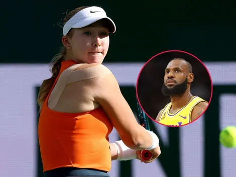 La particular ayuda de LeBron a Andreeva para ganar el Indian Wells