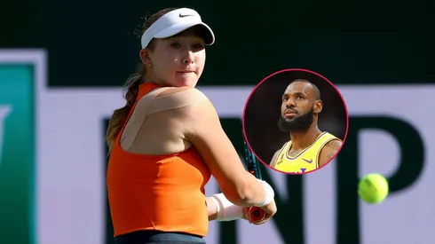 Mirra Andreeva y LeBron James