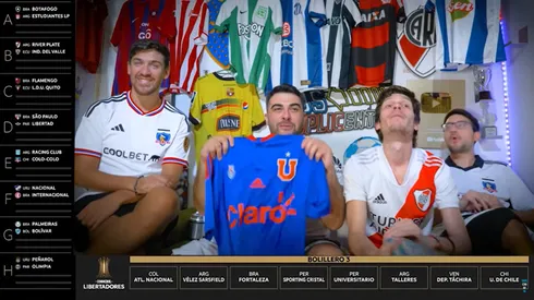 Los Displicentes reaccionaron al sorteo de la Copa Libertadores y uno de los 'colocolinos' del grupo repasó a la U.