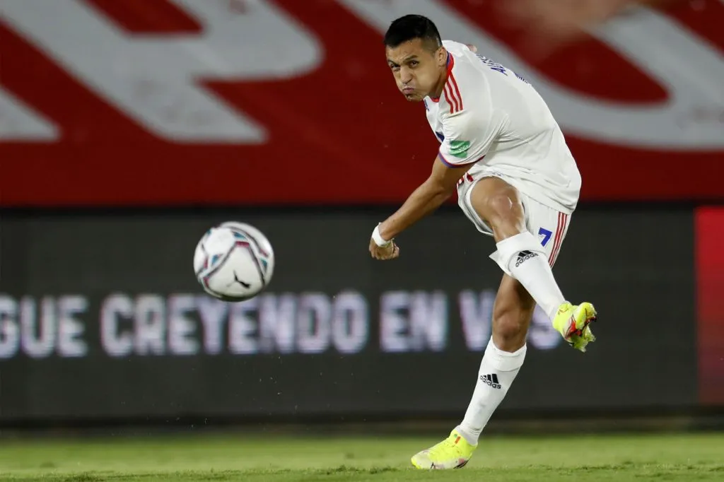 Alexis Sánchez le marcó a Paraguay en 2021. Foto: Alejandra Gomez/Photosport