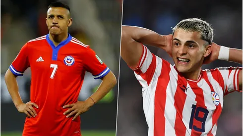 Alexis Sánchez y Ramón Sosa con sus selecciones.