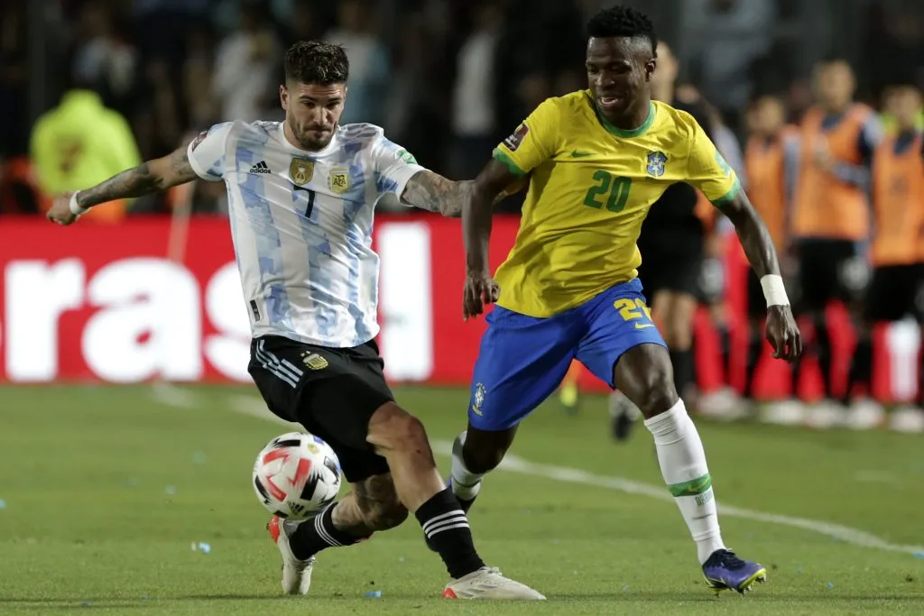 De Paul y Vinícius pueden verse las caras en Buenos Aires