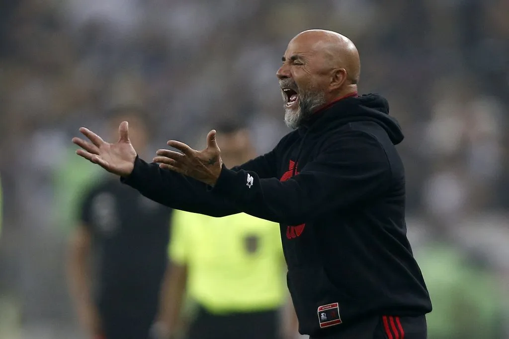 Jorge Sampaoli duró desde abril hasta septiembre de 2023 en Flamengo. (Wagner Meier/Getty Images).