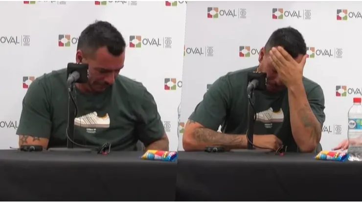 Paredes reaccionó en vivo a la partida de Clavito Godoy.