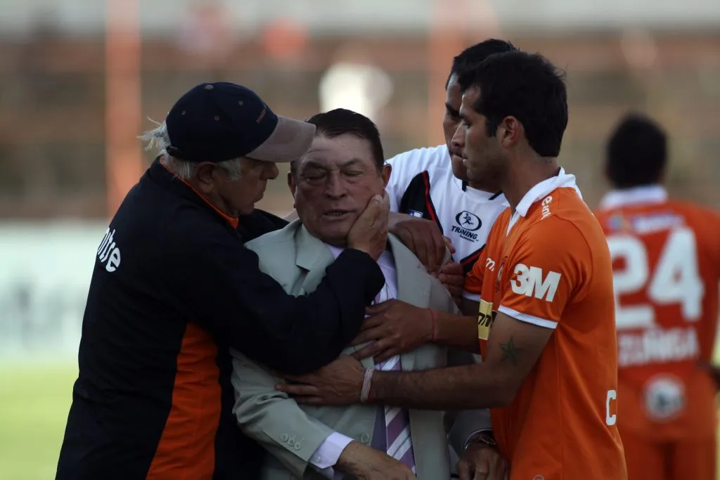 Hernán Godoy y Nelson Acosta. (DANIEL TRONCOSO/PHOTOSPORT).