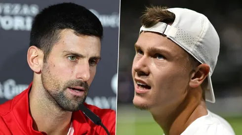 Novak Djokovic y Holger Rune