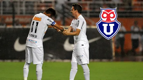 Montillo y Neymar juntos en Santos.