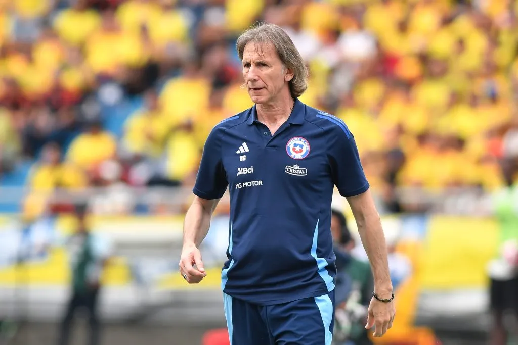 Ricardo Gareca apenas ha ganado un partido por las Eliminatorias al mando de la selección chilena. | Foto: Photosport.