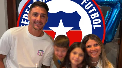 La familia de Fernando Zampedri no se quería perder su esperado estreno con Chile.