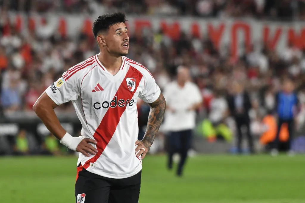 Adam Bareiro no anotó ningún gol en River Plate. (Federico Peretti/Getty Images).