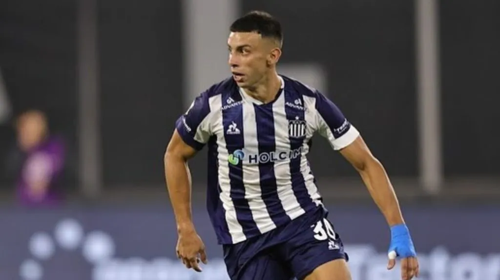 Ulises Ortegoza no vivió un buen momento en la Copa Argentina con Talleres. Foto: Instagram/Ulises Ortegoza.