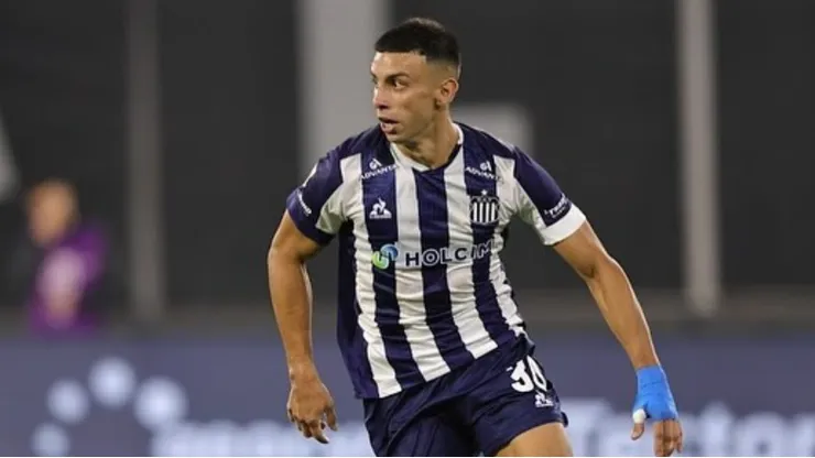 Ulises Ortegoza no vivió un buen momento en la Copa Argentina con Talleres.