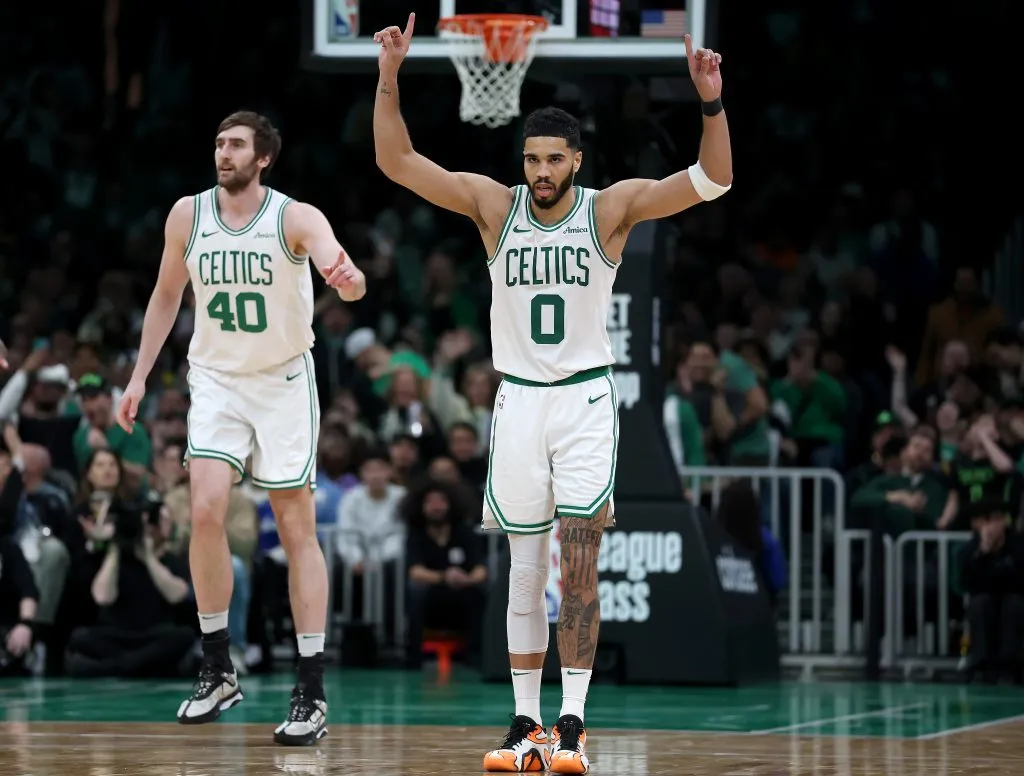Los Celtics rompen récords dentro y fuera de la cancha. (Foto: Elsa/Getty Images)