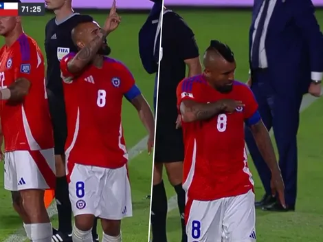 Los desafiantes gestos de Arturo Vidal a los hinchas de Paraguay
