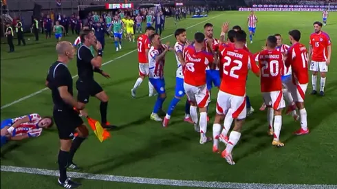 El incidente del final del juego entre Chile y Paraguay por Eliminatorias.