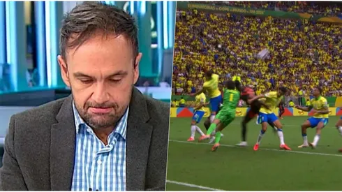 Sepu quedó impactado con el cabezazo entre Davinson Sánchez y Alisson Becker