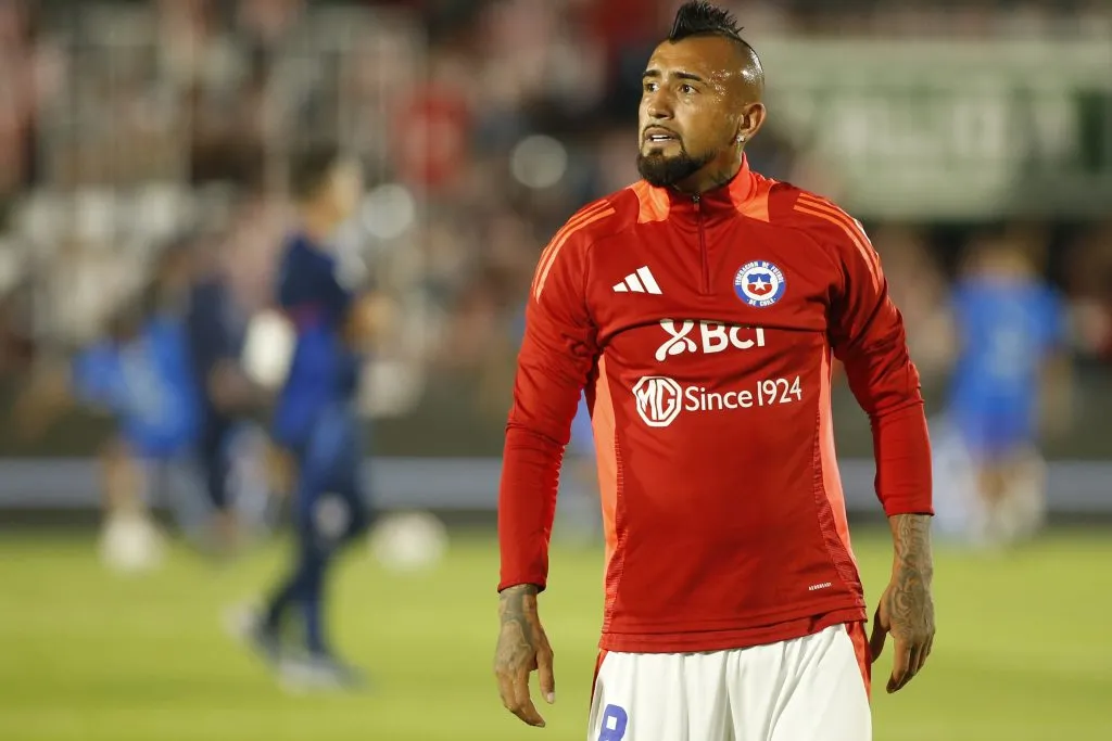 Arturo Vidal vivió una mala jornada en Paraguay. Imagen: Photosport