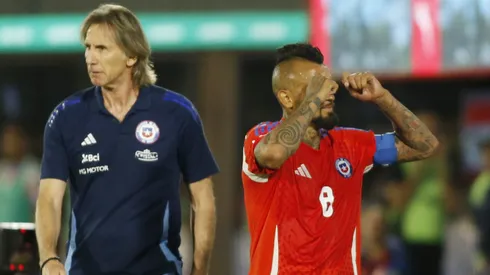 Arturo Vidal fue titular, capitán y salió reemplazado en los 71 minutos.