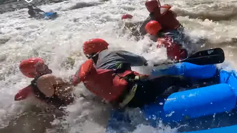 Emiliano Amor pasó un tremendo susto en el paseo de Colo Colo.