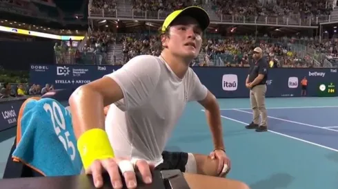 Joao Fonseca en el Miami Open 2025.