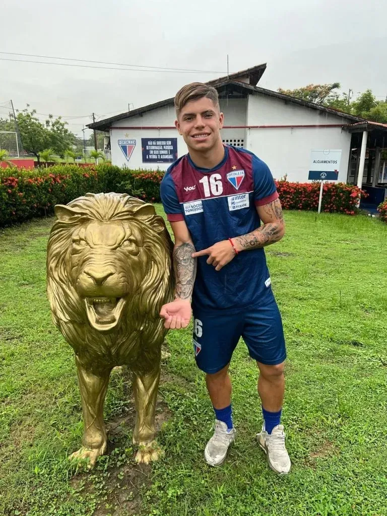 Tomás Roco ya entrena con Fortaleza (Instagram)