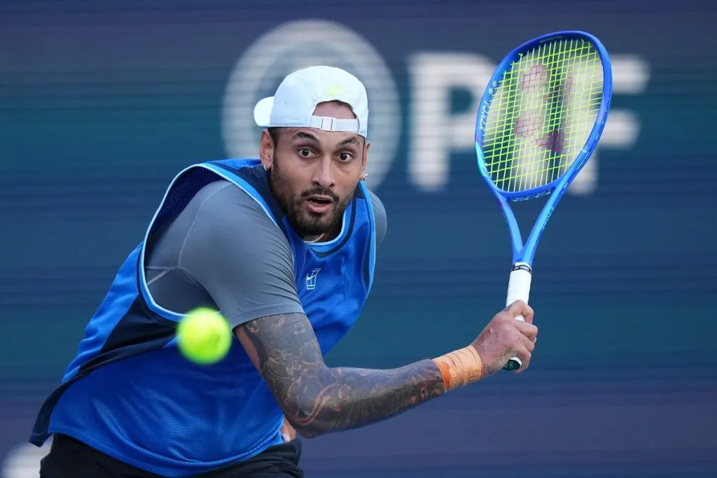 Nick Kyrgios vs. Mackenzie McDonald en el Miami Open 2025 (Getty Images).