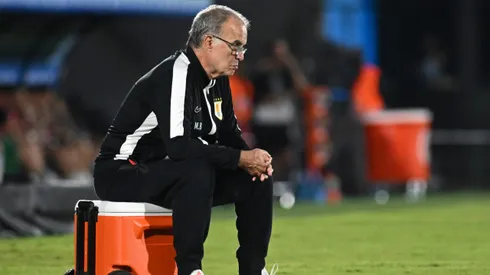 Marcelo Bielsa en la derrota de Uruguay ante Argentina.