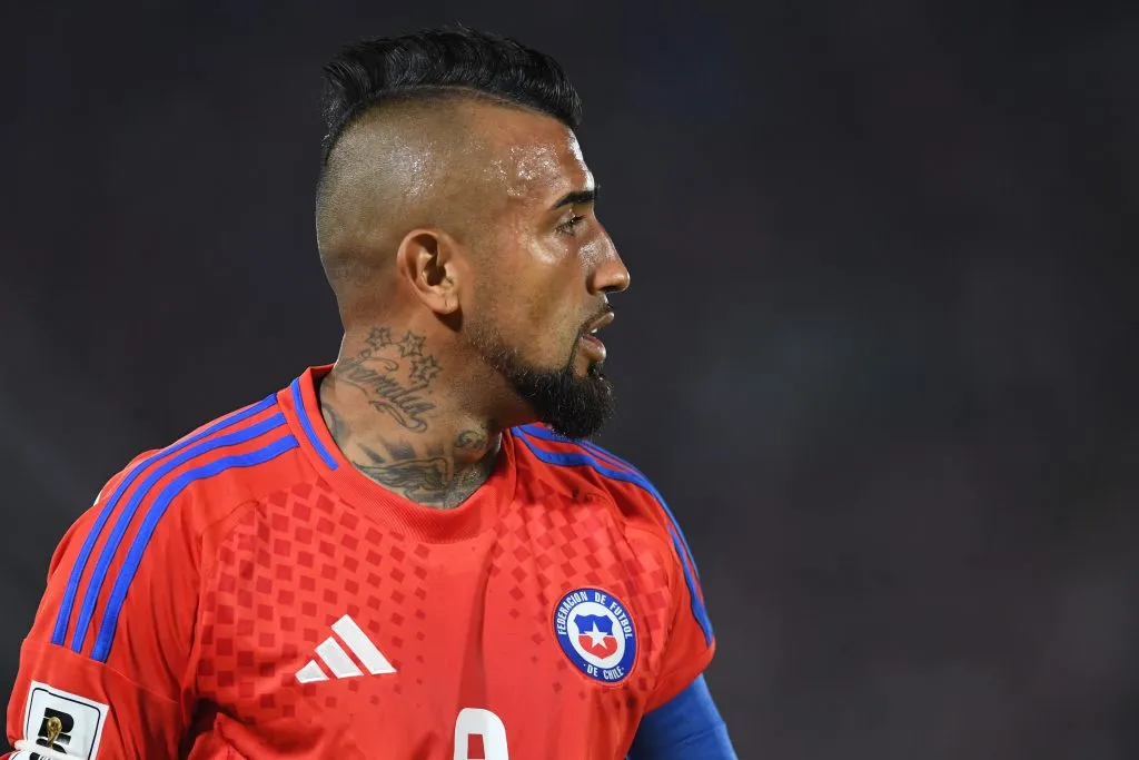 Arturo Vidal se quedó enganchado en el gol de Paraguay | Getty Images