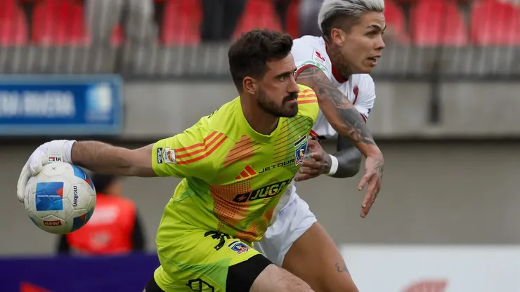 Futbol, Union San Felipe vs Colo Colo.
Fecha 4, fase de grupos, Copa Chile 2026.
El arquero de Colo Colo Fernando De Paul es fotografiado durante un partido de la Copa Chile contra Union San Felipe disputado en el estadio Nicolas Chahuan de La Calera, Chile.
23/03/2025
Andres Pina/Photosport

Football, Union San Felipe vs Colo Colo.
4th turn, Group phase, 2025 Copa Chile Championship.
Colo Colo’s goalkeeper Fernando De Paul is pictured during a 2025 Copa Chile Championship match against Union San Felipe at the Nicolas Chahuan stadium in La Calera, Chile.
23/03/2025
Andres Pina/Photosport