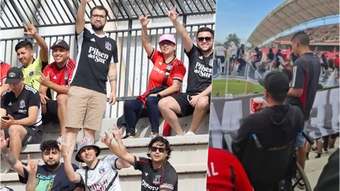 Hinchas de Colo Colo no vieron nada del partido ante Unión San Felipe.