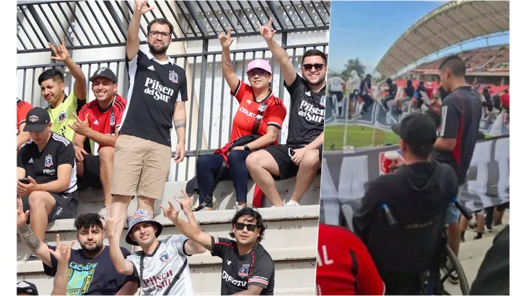 Hinchas de Colo Colo no vieron nada del partido ante Unión San Felipe.