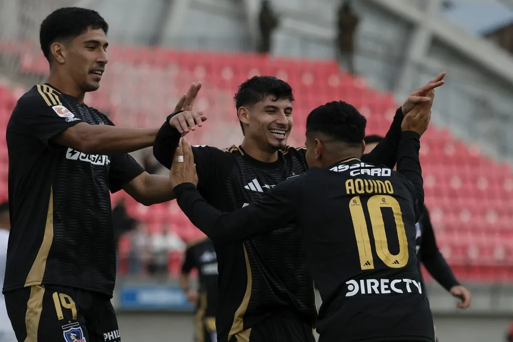 Claudio Aquino dio el pase gol en el triunfo de Colo Colo | Photosport