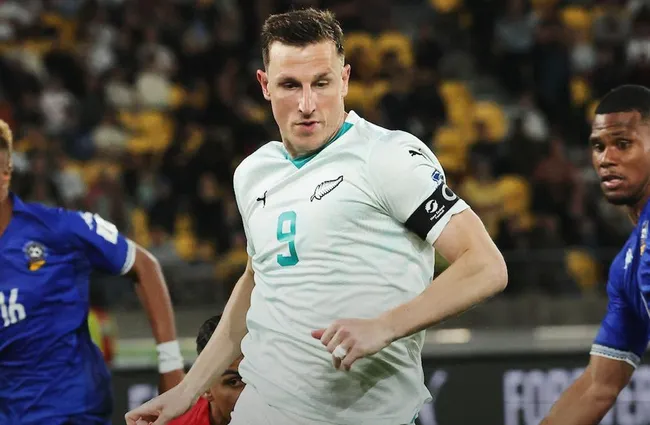 El delantero Chris Wood es la gran figura de Nueva Zelanda